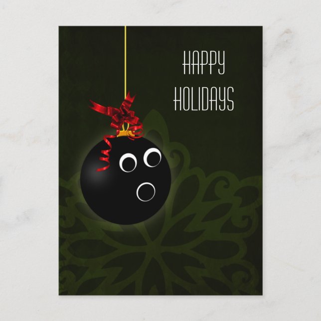 bowler hOLIDAY greetings (Front)