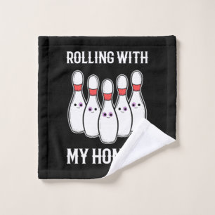 Bowler Rolling With My Homies Wash Cloth