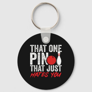 Bowler That One Pin That Just Hates You Bowling Fu Keychain