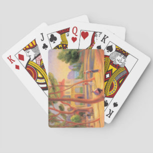 Bowlers at La Ciotat in France Playing Cards