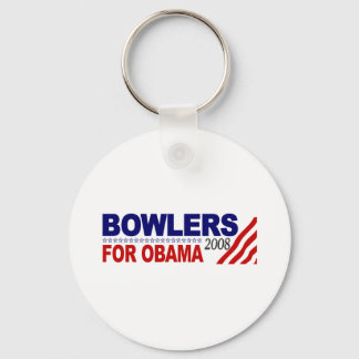 Bowlers For Obama Keychain