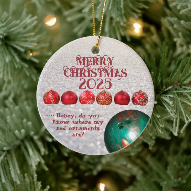 Bowlers Funny Ornament (Tree)