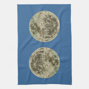 Bowles' Selenography or a Map of the Moon - 1780 Kitchen Towel