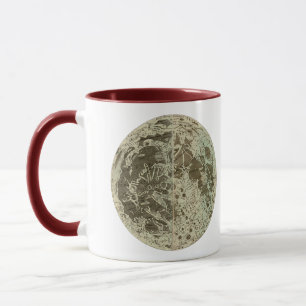 Bowles' Selenography or a Map of the Moon - 1780 Mug