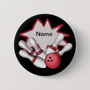 Bowling  2 inch round button