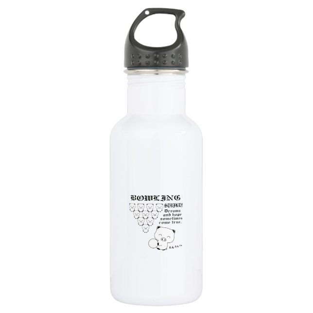 Bowling 532 Ml Water Bottle (Front)