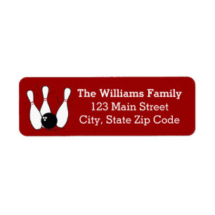 Bowling Address Labels