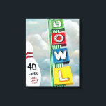 Bowling Alley Artwork Canvas Print<br><div class="desc">Bowling Alley Artwork  Artist: Naomi McCavitt</div>