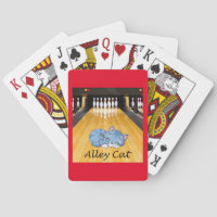 Bowling Alley Pastime Play the Alley Cat Card