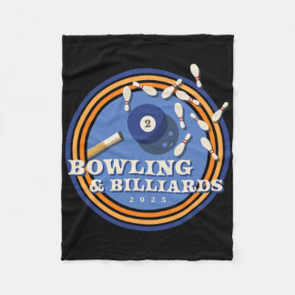 Bowling And Billiards - 2 Ll  Fleece Blanket