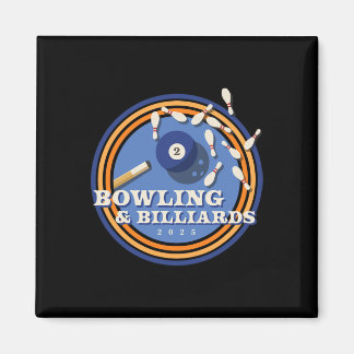Bowling And Billiards - 2 Ll  Magnet