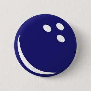 Bowling Ball 2 Inch Round Button