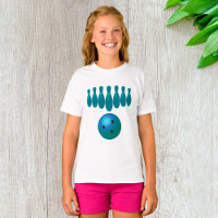 Bowling Ball and Pins Fun Sports
