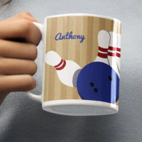 Bowling Ball and Pins Personalized
