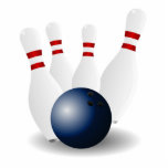 Bowling Ball and Pins Standing Photo Sculpture<br><div class="desc">Bowling Ball and Pins</div>