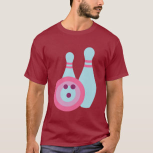 Bowling Ball and Pins T-Shirt