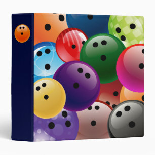 BOWLING BALL COLLAGE BINDER