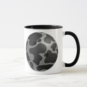 Bowling Ball Cow Grey Mug