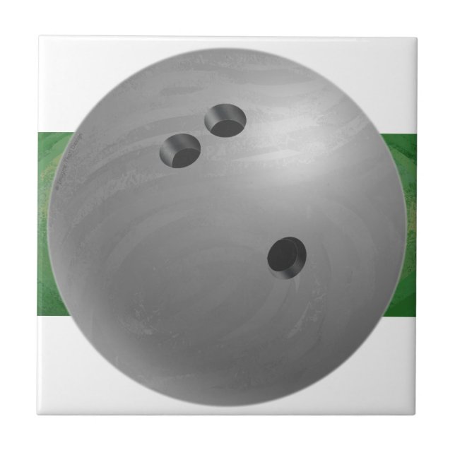 Bowling Ball Grey Tile (Front)