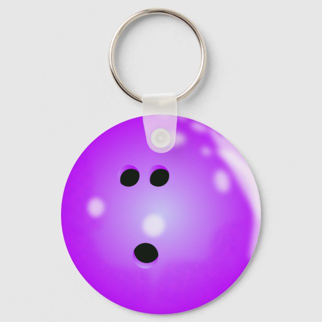 Bowling Ball Keychain (Front)