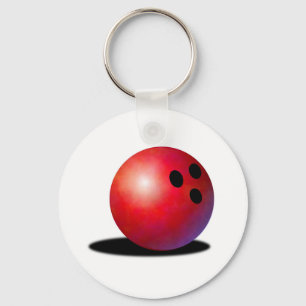 Bowling ball keychain
