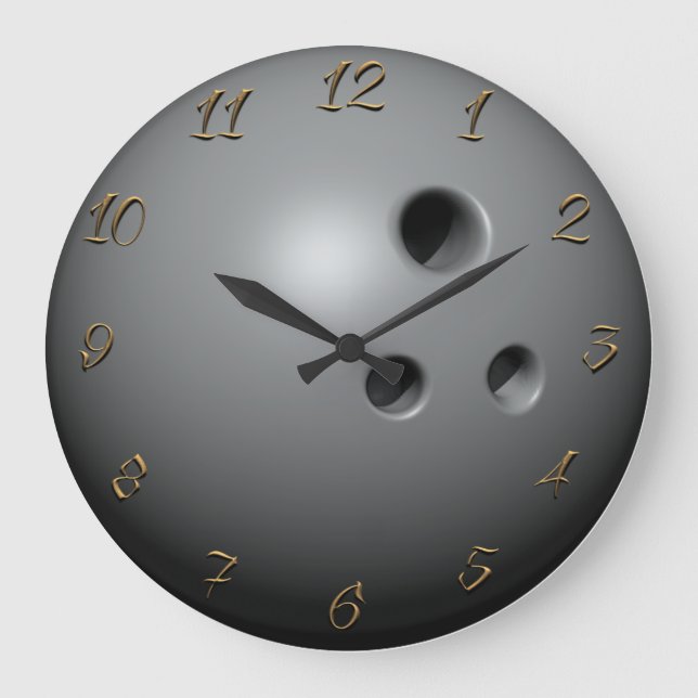 Bowling ball large clock (Front)