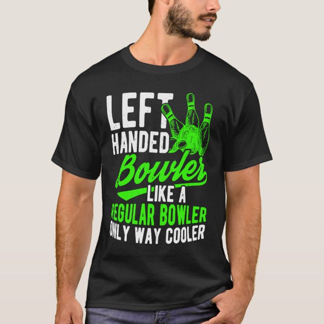 Bowling Ball Pin Bowler Strike Bowling Fanatic Bow T-Shirt (Front)