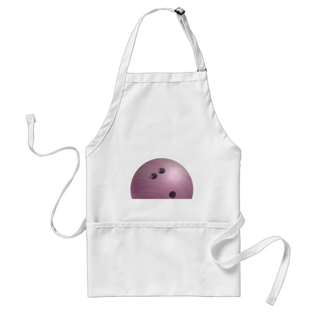 Bowling Ball Pink Standard Apron (Front)