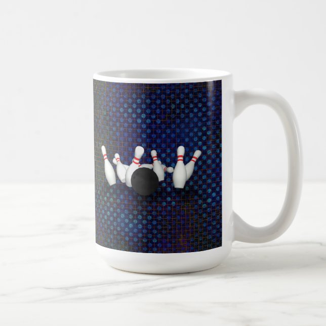 Bowling Ball & Pins: 3D Model: Coffee Mug (Right)