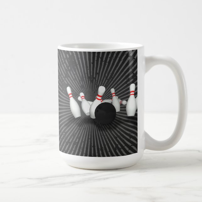 Bowling Ball & Pins: 3D Model: Coffee Mug (Right)
