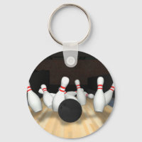 Bowling Ball & Pins: 3D Model: