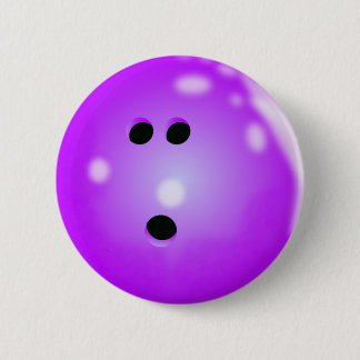 Bowling Ball (Purple) Button