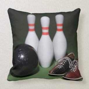 Bowling Ball Throw Pillow