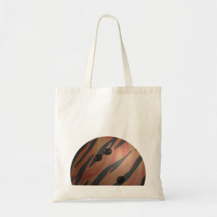 Bowling Ball Tiger Orange Tote Bag