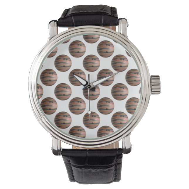 Bowling Ball Tiger Orange Watch (Front)