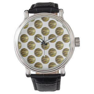 Bowling Ball Tiger Yellow Watch