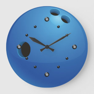 Bowling Ball Wall Clock