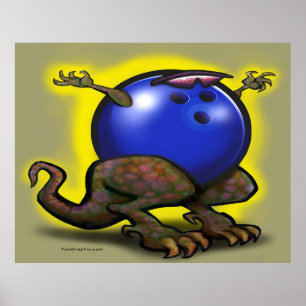 Bowling Beast Poster