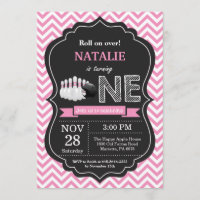 Bowling Birthday Invitation 1st Birthday Party