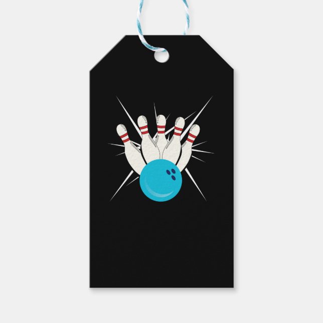 Bowling Bliss Gift Tags (Front)