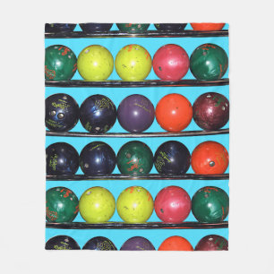 Bowling Blitz  Fleece Blanket