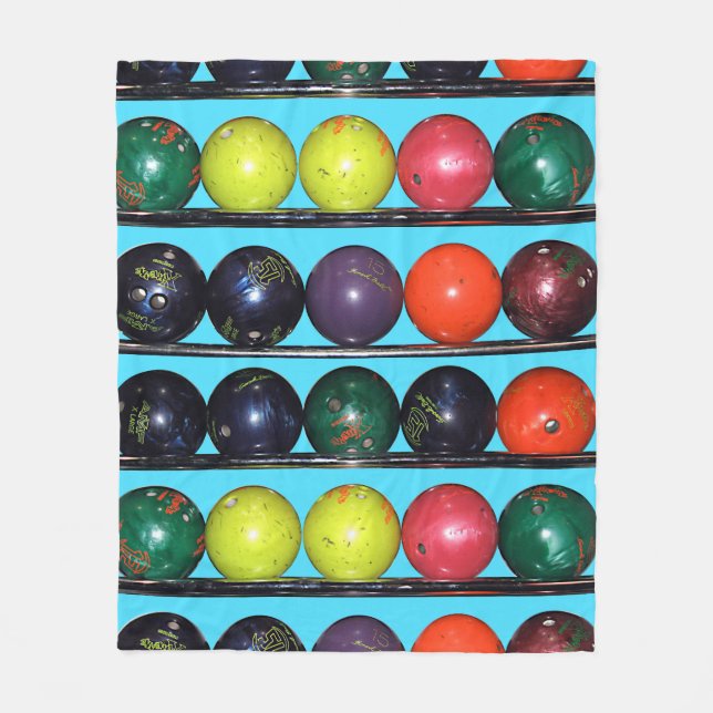 Bowling Blitz  Fleece Blanket (Front)