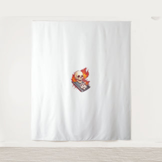 Bowling Bones – Funny Sports Skull Tapestry