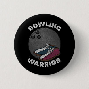 Bowling Bowler Funny Saying Vintage Graphic  2 Inch Round Button