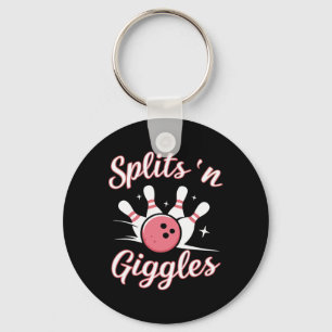 Bowling Bowler Funny Splits N Giggles Bowling Byll Keychain