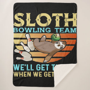 Bowling Bowler Strike Bowl Blanket