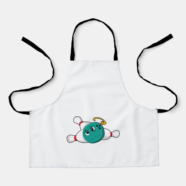 Bowling Bowling ball Bowling pin Apron (Front)