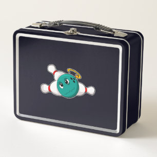 Bowling Bowling ball Bowling pin Metal Lunch Box