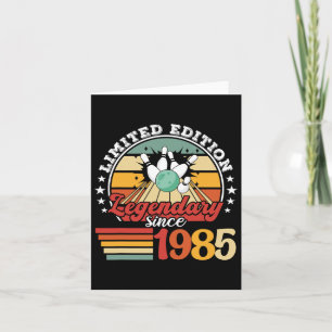 Bowling Bowling Birthday 1985 Bowling Byll Birthda Card