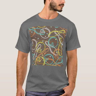 Bowling Bowling seamless background with skittles  T-Shirt